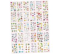 iplusmile 60feuilles Tatouages Éphémères Motifs Dessins Animés Autocollants Corps Temporaires