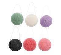 iplusmile 6Pièces Éponges Faciales Nettoyage Exfoliant pour Sensible et Rosacée