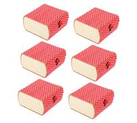 iplusmile 6pièces Lot De Coffres à Trésors Bambou Vides Petites Boîtes De Rangement Style Rétro Pour Bijoux Et Objets