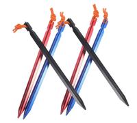 iplusmile 6pièces Piquets De Tente Alliage Aluminium Clous pour Auvent Extérieur Piquets De Camping Lot pour Corde Et Crochet