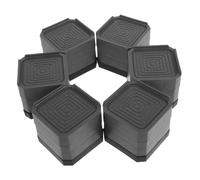 iplusmile 6pièces Rehausseurs Table Pour Machine à Laver Patins Anti-vibrations Stabilisateurs De Hauteur Pour Meubles -meubles De Nivellement Tapis Anti-vibrations Pour Sol