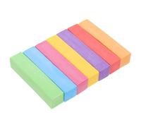 iplusmile 7 pièces Gommes Rectangulaires Colorées pour Étudiants Lot de Effaceurs sans Résidu Ergonomiques et Adaptés Aux Examens Gomme Blanche Bulk pour Garçon Fille Scolaires
