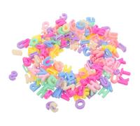 iplusmile 700 Pièces Lot de Perles Alphabet Arc-ciel A-z avec Droits Perles Lettres pour Fabrication Bijoux DIY Bracelets Colliers Porte-clés