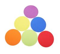 iplusmile 72 pièces Autocollants Gommettes Ronds Colorés pour Tapis Marqueurs Éducatifs pour Garçon Fille Aide Pédagogique pour Organisation et Apprentissage Classe