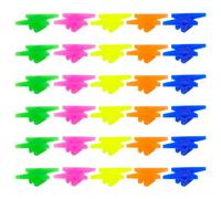 iplusmile 72 Pièces Perles Colorées pour Rayons de Vélo avec Clips Faciles à Fixer Décorations Lumineuses pour Roues de Vélos Garçon Fille Accessoires Robustes pour VTT et Garçons Filles