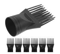 iplusmile 7pièces Peigne Embout pour Sèche-cheveux Accessoires Outils Coiffage Embouts Multifonctions Adaptés Cheveux Lisses Ondulés Bouclés Conçu Plastique Usage Quotidien Haute