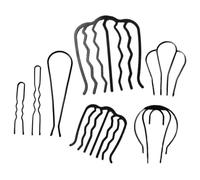 iplusmile 7pièces Peignes Décoratifs Français Pinces à Cheveux Pour Coiffure Outils De Coiffure Avec Dents Ondulées Accessoires Pour Cheveux Femmes Fixation De Chignons Et Styles Variés