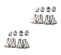 iplusmile 8 Ensembles décoration tr413ac kit Mains de Valve pour pneus de Voiture Ensemble de Capuchons de Valve de Pneu Valves de Pneu en Alliage Couvre-tiges de soupape