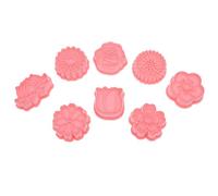 iplusmile 8 Moules à Biscuits à Fleurs Réutilisables en Pp, Rose, Forme Fleur, Prise en Main Confortable, pour Projets DIY et Préparation de Desserts, Garçon et Filles et Parents