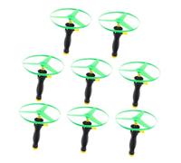 iplusmile 8 pièces Disque Volant à Corde pour Garçon Fille Soucoupe Volante Extérieure Facile à Lancer Jeu Plein Air Garçon Fille Cadeau Anniversaire Amusant Couleur Couleur Aléatoire