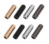 iplusmile 8 Pièces Metal Cord End Caps Hole Drawstring Tips For Hoodies Bags Shoes Gunmetal Light Aglets For Paracord Rope DIY Accessories