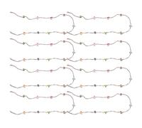 iplusmile 8 Pièces Miniature Guirlande et Ornements de Noël Accessoires Décoratifs pour Maison de Poupée Mini Décorations Festives Authentiques pour Scènes de Noël