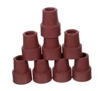 iplusmile 8 Pièces Pole de randonnée antidérapant de Pole de randonnée Protecteur de Pointes de bâtons de Marche Bouts de bâtons Pieds Caoutchouc Brun