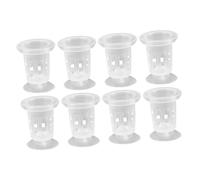 iplusmile 8 pièces Pots Hydroponiques à Filet pour Jardinage Bacs de Culture Petits Plantes pour Hydroponie et Décoration de Maison