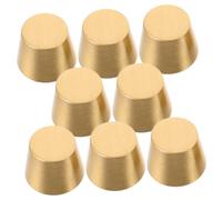 iplusmile 8 Pièces Pure Brass Riser Feet for Wood Board Display Tray Jewelry Box Hardware Metal Supports for Multiple Furniture and Serving Trays