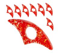 iplusmile 8 Pièces Resin Star Thumb Bookmarks Transparent Book Page Holders Handsfree Reading Tools For Students Teachers Readers