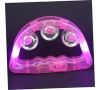 iplusmile 8 pièces Tambourin à Main LED Instrument de Percussion Lumineux pour Animation Secoueur Coloré Accessoire de Scène Festif pour Adultes Couleur Aléatoire Couleur Aléatoire