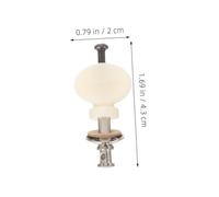 iplusmile 8 Pièces Ukulele Tuning Pegs Blancs à Tige Droite Chevilles Universelles pour Ukulélés Folk et Soprano Accessoires de Faciles à Installer et
