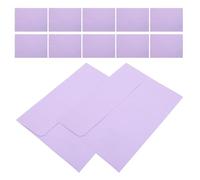 iplusmile 80 Enveloppes Vierges en Papier Couleur Lavande Format Standard pour Invitations et Cartes de Vœux Lot de 80 Pièces Adaptées pour Mariage Anniversaires et Correspondance