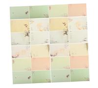 iplusmile 80 pièces Papier à Lettre Vintage Papier Écriture Décoratif pour Calligraphie Scrapbooking et Correspondance Styles Colorés Set Papeterie pour Étudiants et Loisirs Créatifs