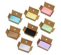 iplusmile 800 Pièces Cartes Vierges pour Écriture Manuelle de Mots Anglais DIY Papier Épais Format Pratique pour Bureau et Études Couleur Aléatoire
