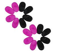 iplusmile 8paire Cache-oreilles Silicone Imperméables pour Protection Thermique Coloration Capillaire et Douche Réutilisable et Confortable