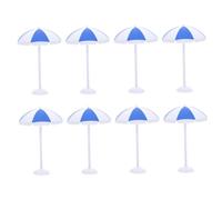 iplusmile 8pièces Mini Parasols De Plage Décoratifs Accessoires pour Maison De Poupée Parapluies Miniatures pour Micro-Paysage Bonsaï Bricolage Et Photographie