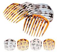 iplusmile 8pièces Peignes Latéraux Français pour Cheveux Accessoires Décoratifs Petits Peignes pour Femmes Fixation Sécurisée pour Chignon et Coiffures Quotidiennes