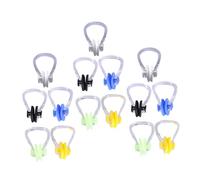 iplusmile 9 Pièces Clips Nez Natation Silicone Confortables et Étanches Protège Nez Réutilisables pour Garçon Fille et Adultes Adaptés à Types de Visages pour Sports Aquatiques