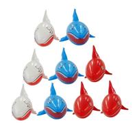 iplusmile 9 pièces Jouets Gonflables Requin Garçon Fille PVC Léger Réaliste pour Piscine Fête Anniversaire Cosplay