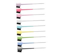 iplusmile 9 Pièces Peigne à Sourcils Double Tête Brosse Maquillage Résistante pour Sourcils et Cils Outil pour Styliser et Séparer Usage Professionnel et