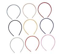iplusmile 9 pièces Toothed Headband Set Slip Hair Hoops For Women Stylish All Match Hair Accessories Random Colors Couleur Aléatoire Couleur Aléatoire