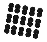 iplusmile 900 pièces Disques Autocollants de Bande Accrocheuse et Boucle avec Ruban de Montage Durable et Amovible Noir pour Organisation Maison Bureau et Projets Scolaires