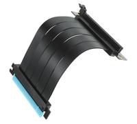 iplusmile 90degré Câble Extension Gpu Pcie Adaptateur De Port Extension pour Composant Informatique Câble Riser Plat Flexible