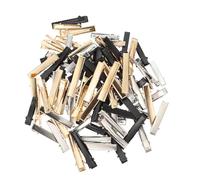 iplusmile 90pièces Lot De Barrettes Cheveux Métal Avec Pinces Pince-queue Pour Coiffure Et Sectionnement Adaptées Pour Femme