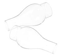 iplusmile Abat-Jour en Verre 2 Pcs pour Lampe à Pétrole, Dimensions 16 X 5 CM, Matériau Synthétique, Protection Coupe-Vent, pour Décoration et Lampe à Huile Intérieure
