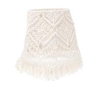 iplusmile Abat-jour Macramé Tissé Main Boho pour Lampe de Chevet et Lampadaire Décoration Élégante pour Salon et Chambre Style Bohème Rétro et Moderne