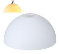 iplusmile Abat-jour moderne en forme de champignon - Couvercle de lampe en plastique blanc - Trou de 42 mm pour suspension, plafonnier vertical (25,4 cm de diamètre)