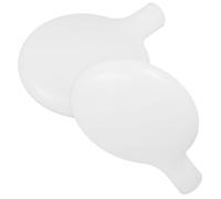 iplusmile Abat-jour pour Lampadaire G4 en Acrylique Blanc, Lot de 2 Pièces, Diffuseur de Lumière Élégant Compatible Douille de 11mm, pour Salon Contemporain