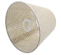 iplusmile Abat-jour Rotin Imitation Tressé Beige Accessoire Décoratif pour Lampe de Bureau Simple et Résistant Adapté Lampe Salon et Chevet Chambre Adulte