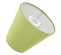 iplusmile Abat-Jour Tambour en Tissu Lin Macaron Vert Matcha Petit Abat-Jour Cylindrique pour Plafonnier E14 Couverture D’Éclairage Intérieur Adaptée pour Maison Bureau et Hôtel