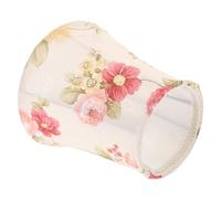 iplusmile Abat Jour Tissu pour Lampe de Table et Lampe Murale Housse Décorative pour Chambre et Bureau Motif Floral Inférieur