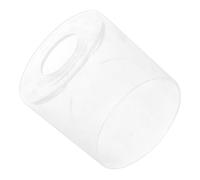 iplusmile Abat Jour Verre Transparent Cylindrique Abat Jour de Remplacement pour Lustre et Suspension Luminaire Déco pour Salon et Salle à Manger Simple et Élégant
