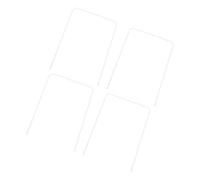 iplusmile Accessoires de Croquet en Métal 4 Pièces Arceaux Standards Blancs pour Jeux en Extérieur en Famille Installation Facile et Polyvalente