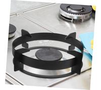 iplusmile Accessoires De Cuisinière à Support De Poêle à Support De Marmite Anneau De Brûleur Wok Anneau Wok De Rechange Métal Noir