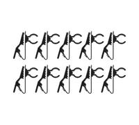 iplusmile Accessoires Fixation Micro Cravate Filaire 10 Pinces en Fer pour Micro Portable Utilisation en Spectacles et Réunions
