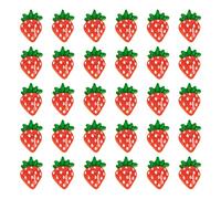 iplusmile Accessoires Nail Art Résine 30 Pièces Breloques Fraise pour Décoration D'ongles Diy, pour Ongles et Cartes de Vœux en Banquet ou École