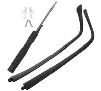 iplusmile Accessoires pour Lunettes Branches de Rechange, Coussinets de Nez et Tournevis, Conçu pour Éviter Frottements et Casse Pendant Activité Sportive
