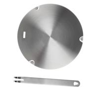 iplusmile Adaptateur de Cuisinière Électrique Plaque Diffuseur de Chaleur Inoxydable Compatible Ustensiles de Cuisine pour Induction