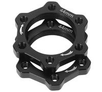 iplusmile Adaptateur de Frein à Disque pour Vtt 44 MM Noir - Kit de Conversion Moyeu Roue 1 Paire en Alliage D’Aluminium Support de Montage Étrier Frein Arrière Compatible Fixation Plate